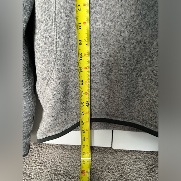 Patagonia Men’s medium Better Sweater 1/4 Zip Fleece Two tone gray - Picture 4 of 5